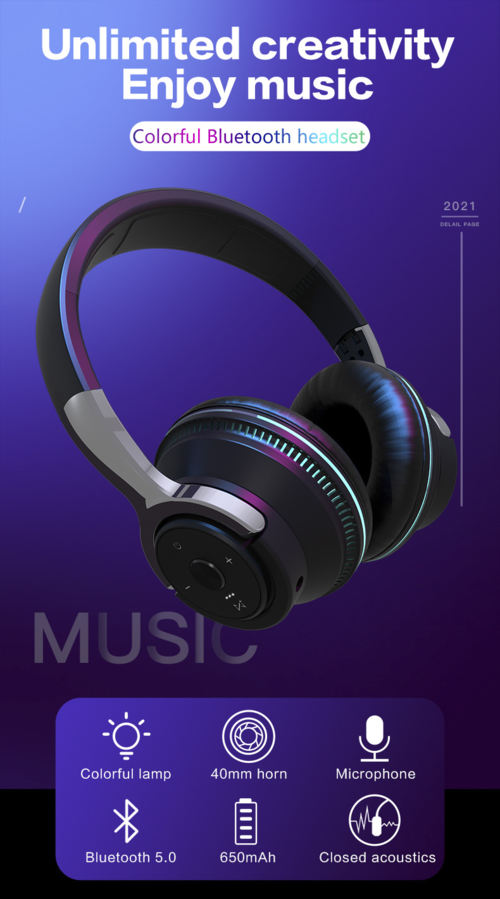 ONYXNOVA NeonSound™ Headphones